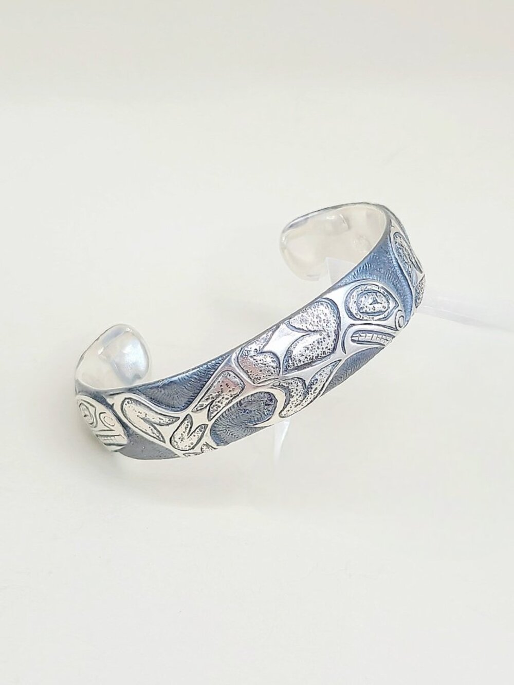 David Yurman Wide Northwest Cuff Bracelet in Sterling Silver - 17mm - 7" - Picture 8 of 13